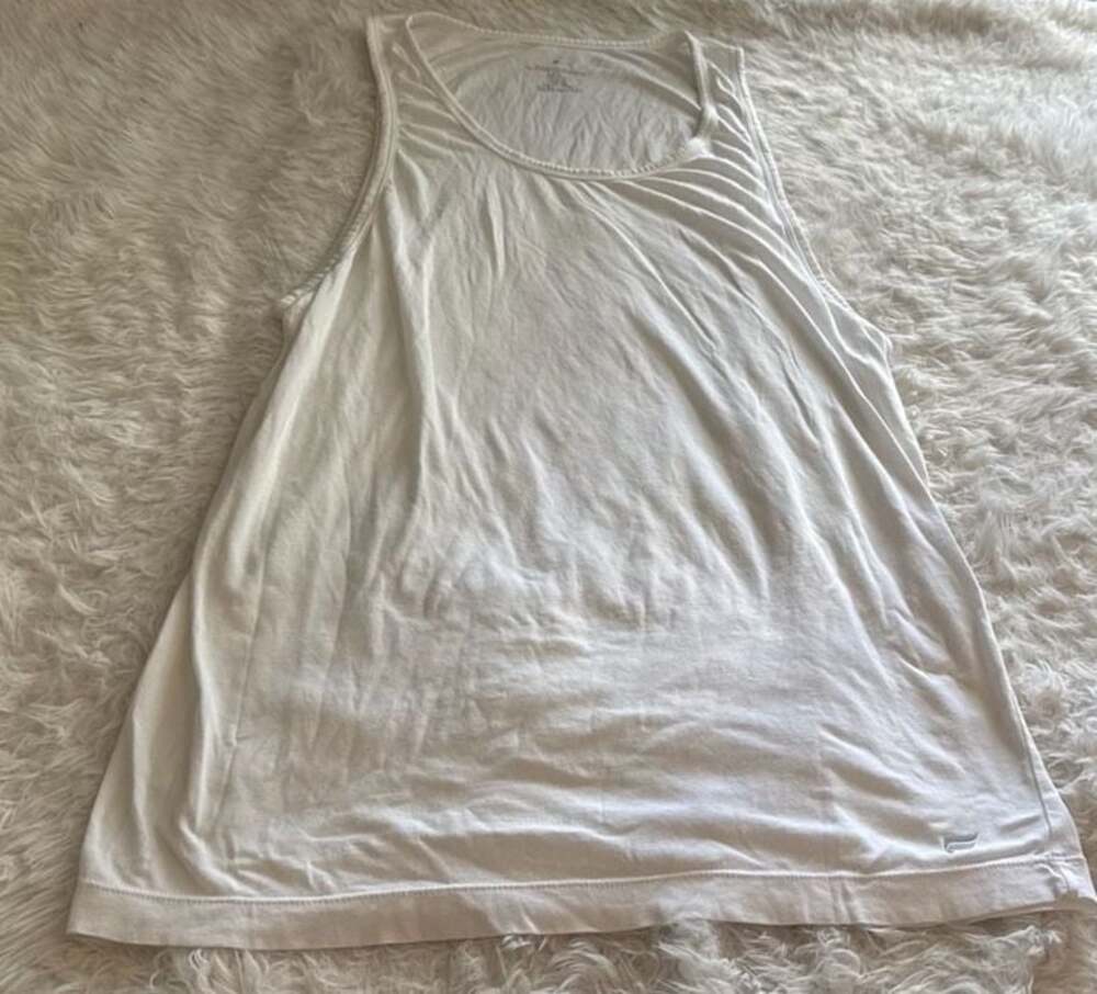 Fabletics White Carly Tank Top Size S‎